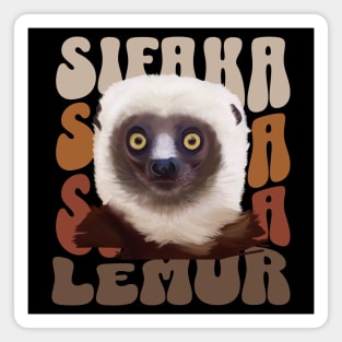 Sifaka Lemur Magnet